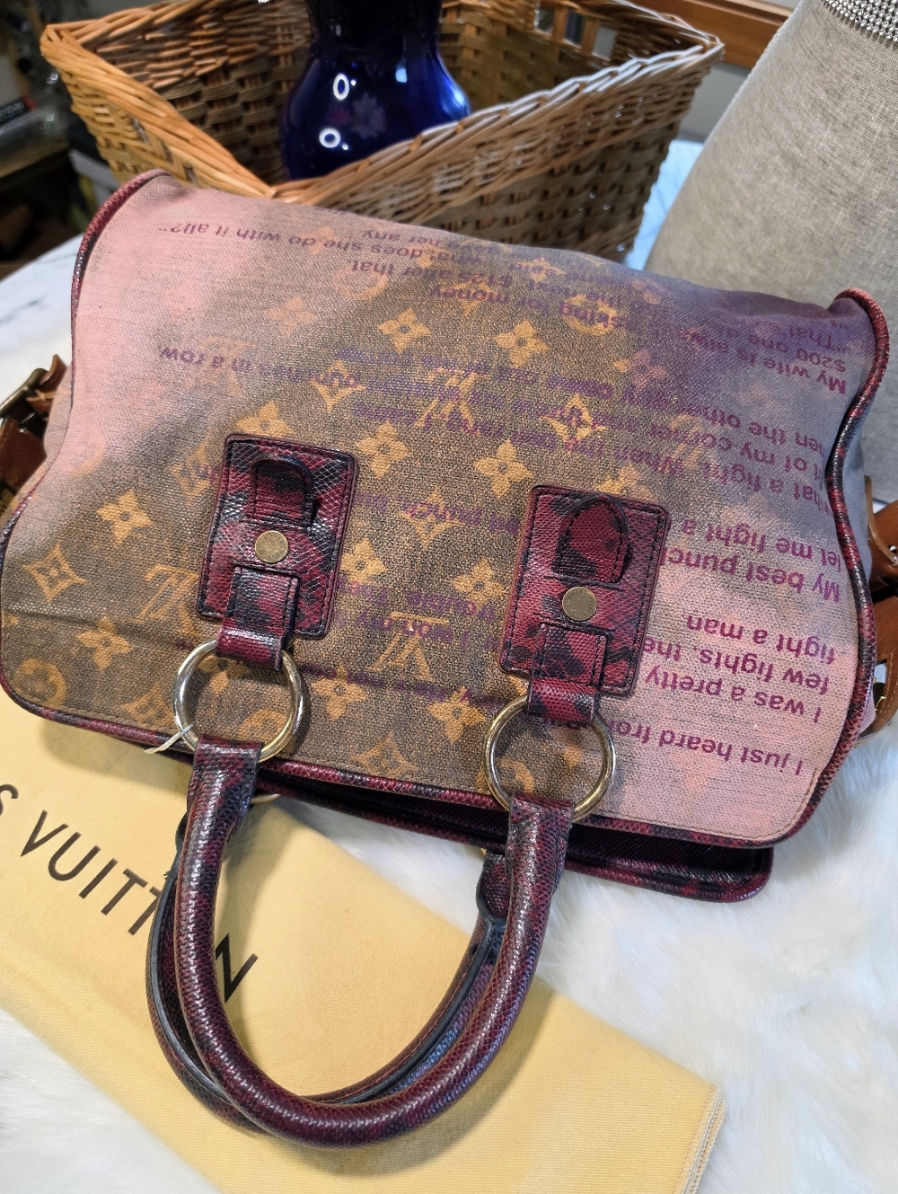 Louis Vuitton Limited Edition Graduate Jokes Satchel - Picture 5 of 15